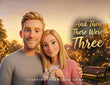 And Then There Were Three, the hardcover storybook cover