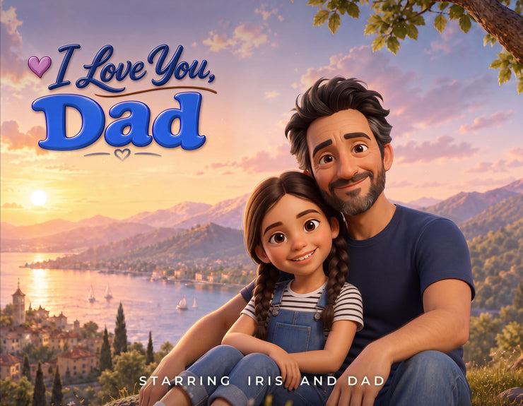 I Love You, Dad, the hardcover storybook cover