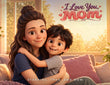 I Love You, Mom, the hardcover storybook cover