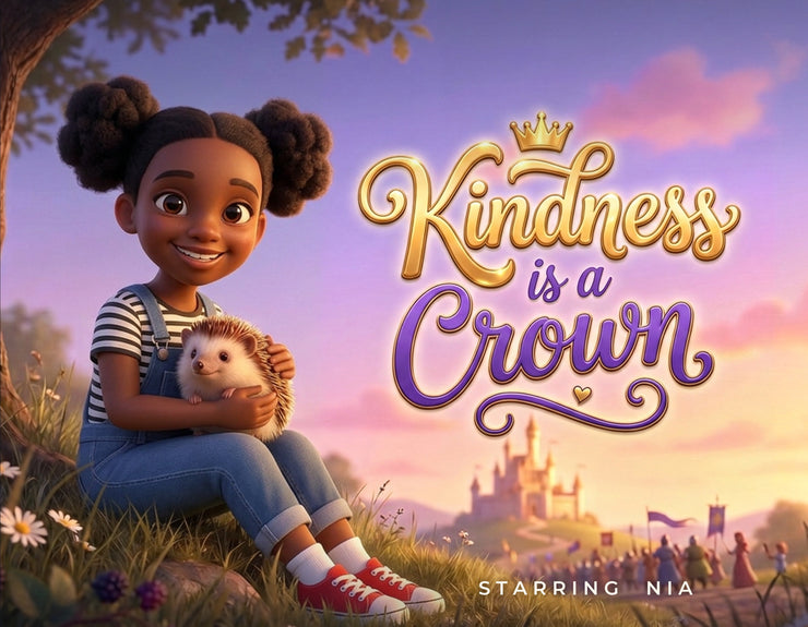 Kindness Is a Crown, the hardcover storybook cover