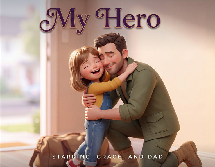 My Hero, the hardcover storybook cover