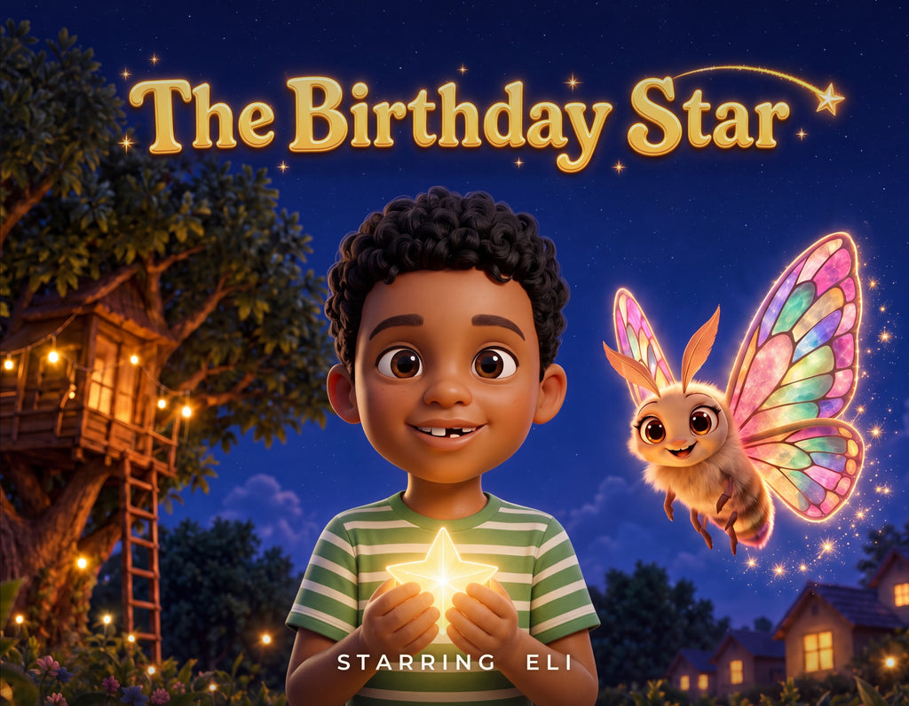 The Birthday Star, the hardcover storybook cover