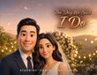 The Day We Said I Do, the hardcover storybook cover