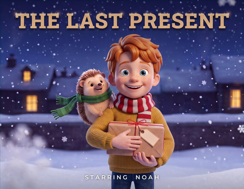 The Last Present, the hardcover storybook cover