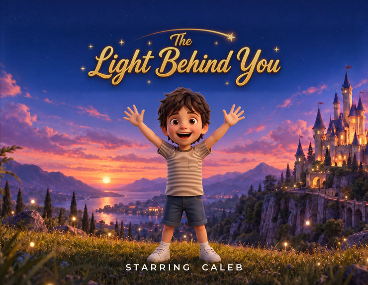 The Light Behind You, the hardcover storybook cover