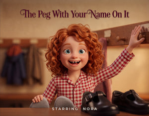 The Peg With Your Name On It, the hardcover storybook cover