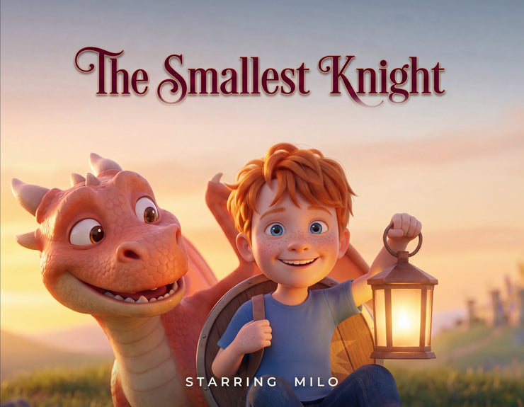 The Smallest Knight, the hardcover storybook cover