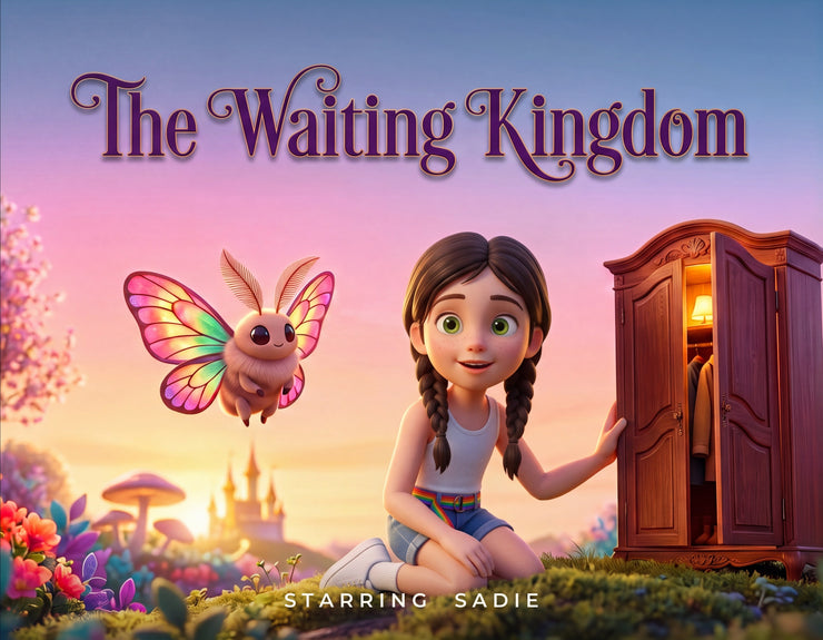 The Waiting Kingdom, the hardcover storybook cover