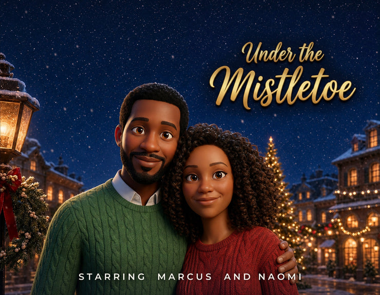 Under the Mistletoe, the hardcover storybook cover